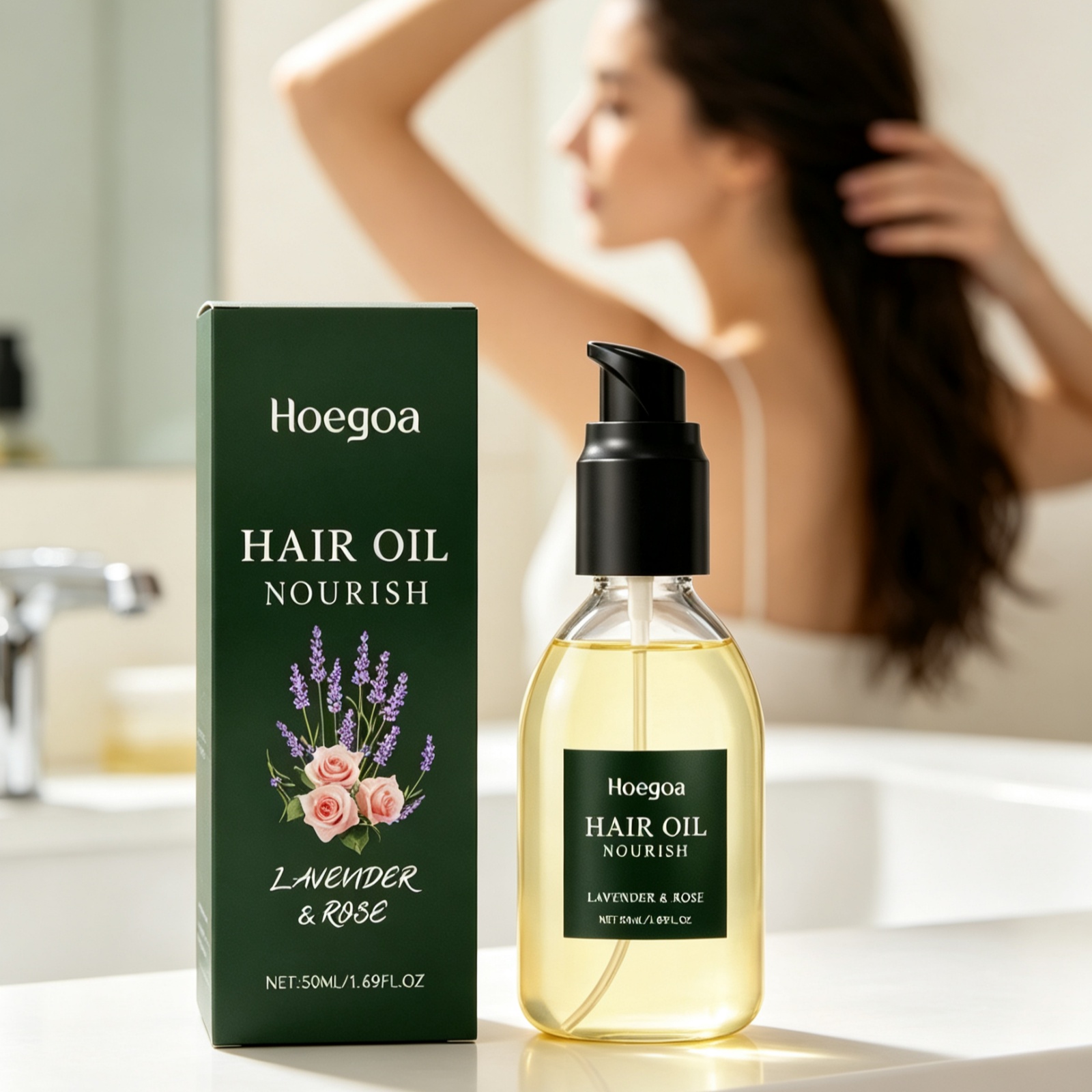  Hoegoa Lawendowo-Różany Olej – Hair Care Natural Ingredients recenzja i cena